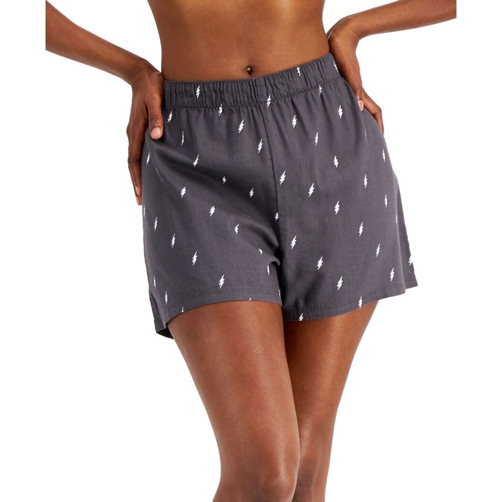 Jenni Womens Woven Boxer Pajama Shorts-Medium